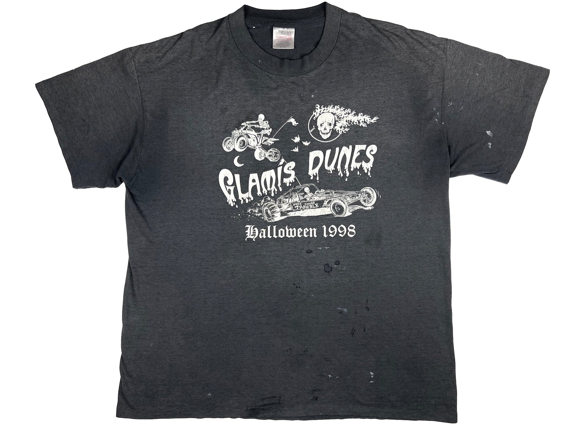 Vintage Glamis Dunes Halloween 1998 Black T-Shirt 90s
