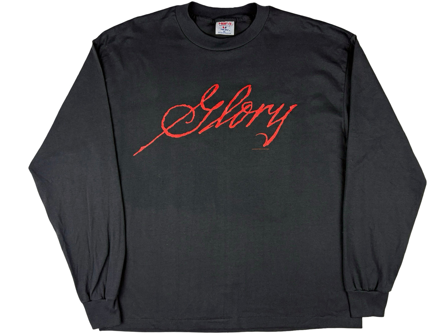 Vintage Glory Movie Black Long Sleeve Shirt 80s Denzel Washington Matthew Broderick