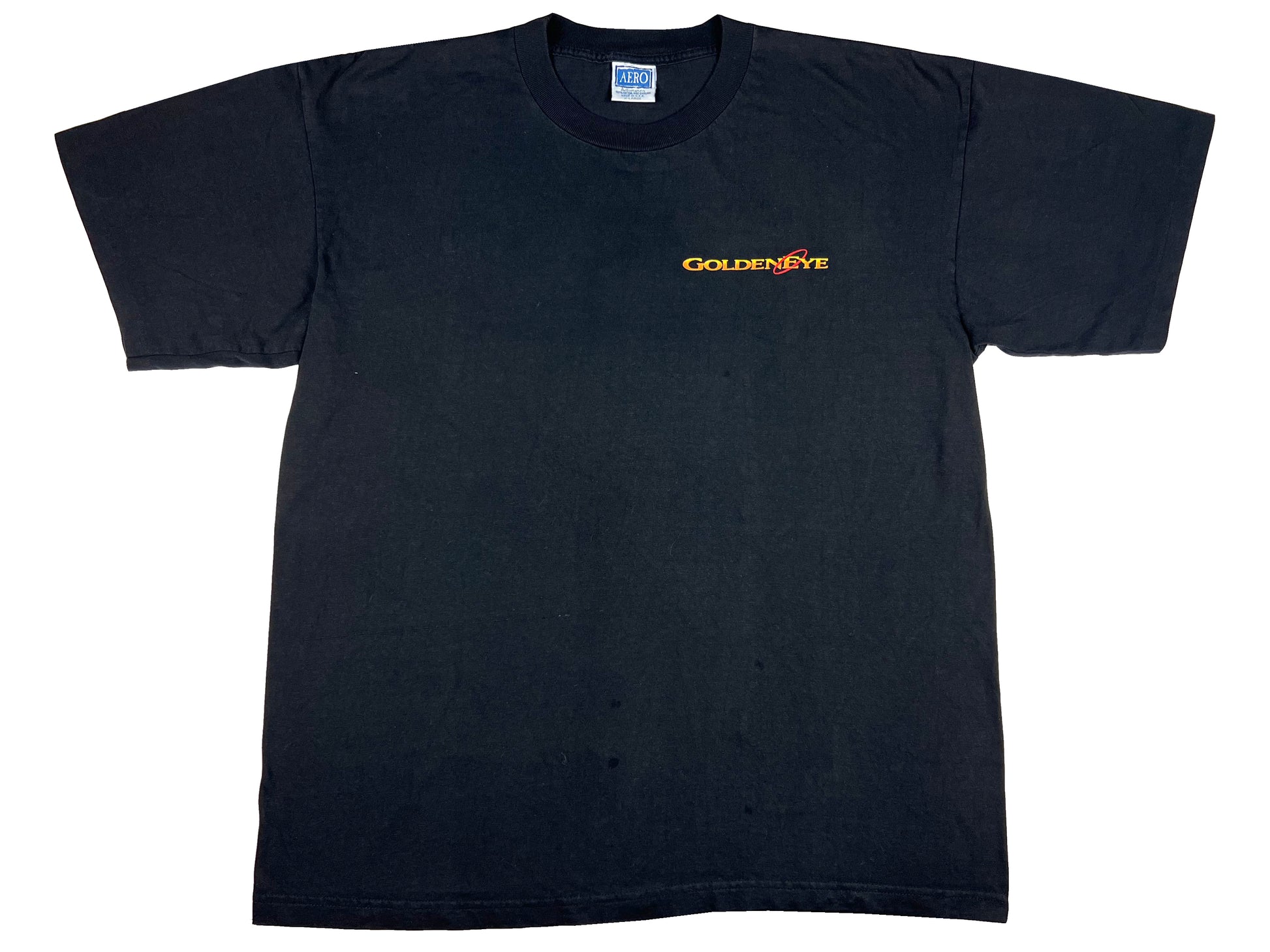 Vintage Goldeneye Movie Black T-Shirt 90s 007 James Bond