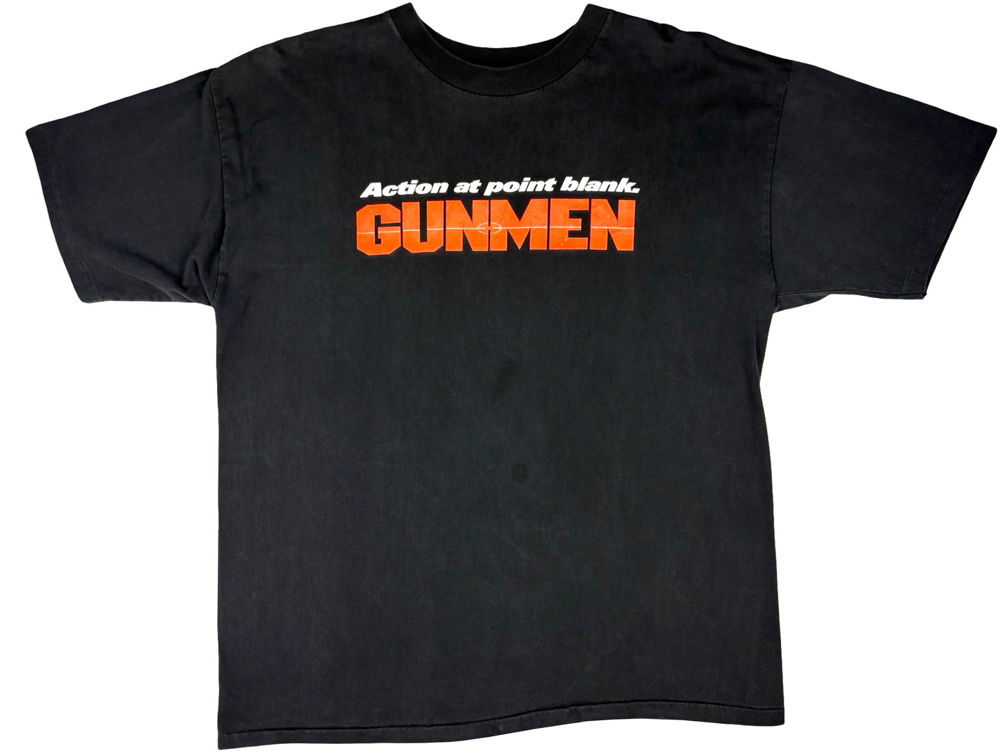 Vintage Gunmen Movie x Rakim Black T-Shirt Action Movie 90s Hip Hop Rap 