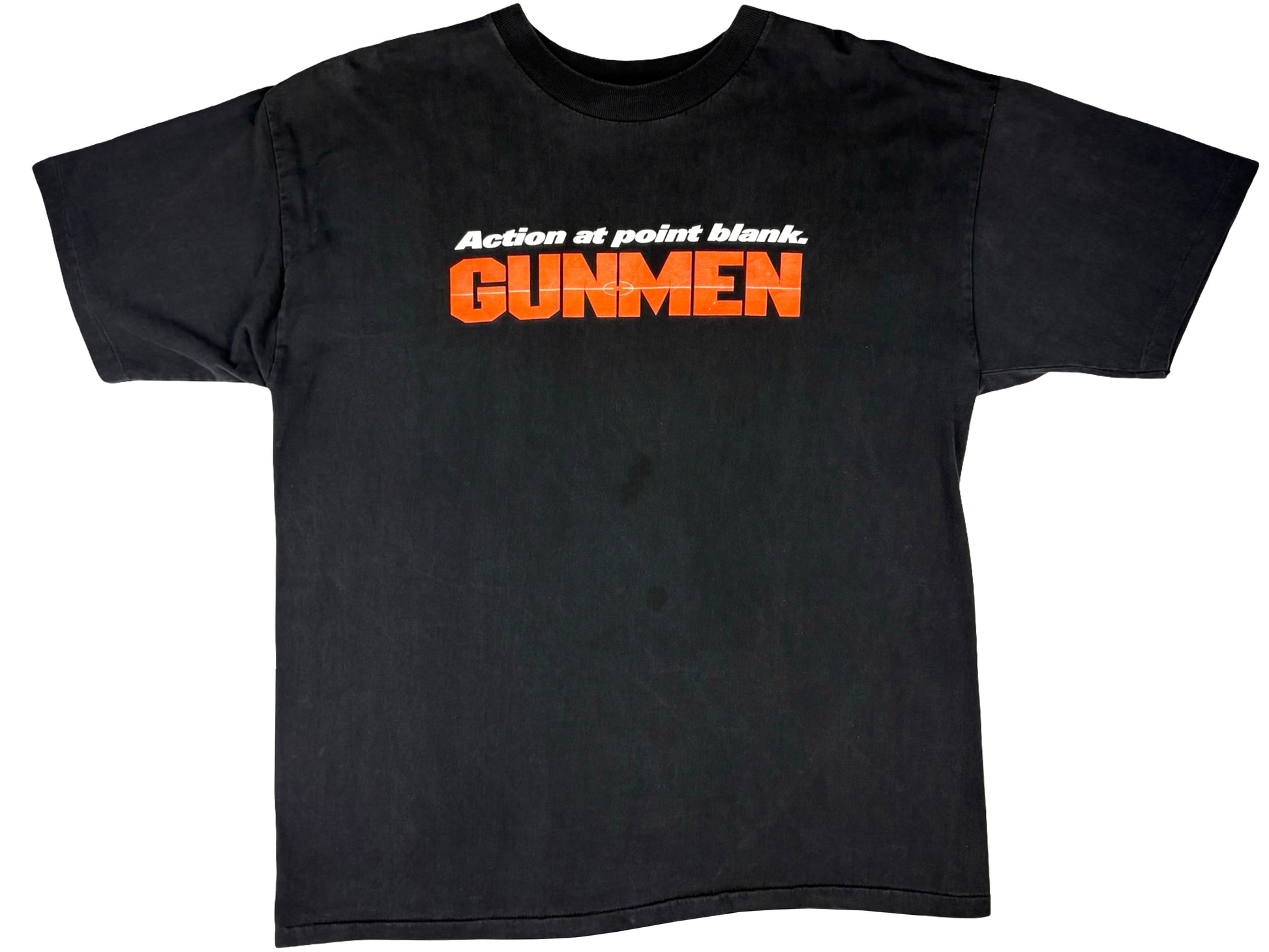 Vintage Gunmen Movie x Rakim Black T-Shirt Action Movie 90s Hip Hop Rap 