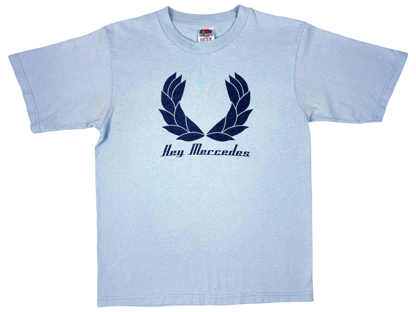 Vintage Hey Mercedes T-Shirt Emo Screamo hardcore Punk rock band y2k Braid