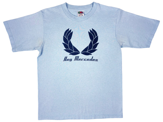 Vintage Hey Mercedes T-Shirt Emo Screamo hardcore Punk rock band y2k Braid