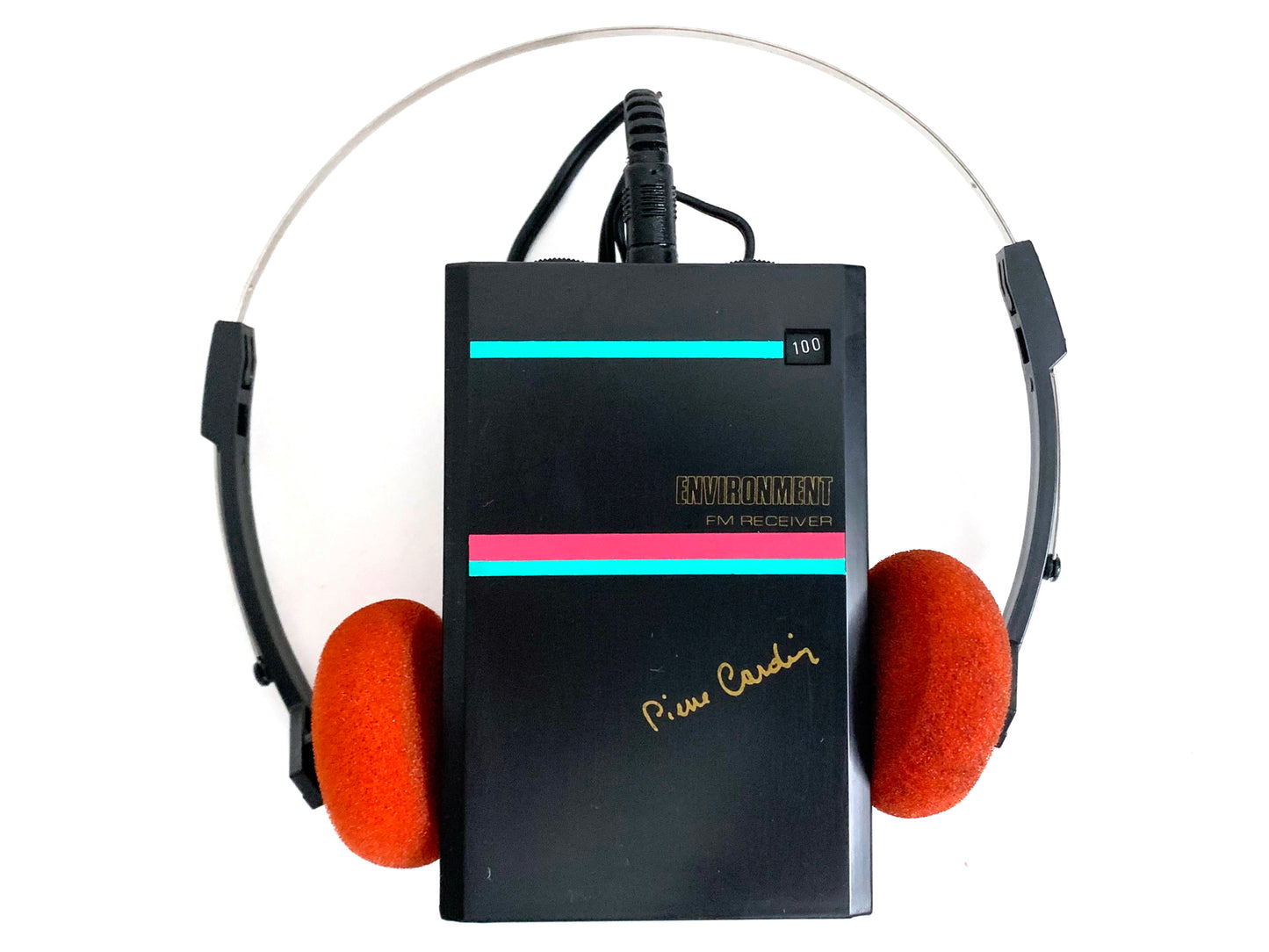 Vintage Pierre Cardin FM Radio Receiver w/ Headphone