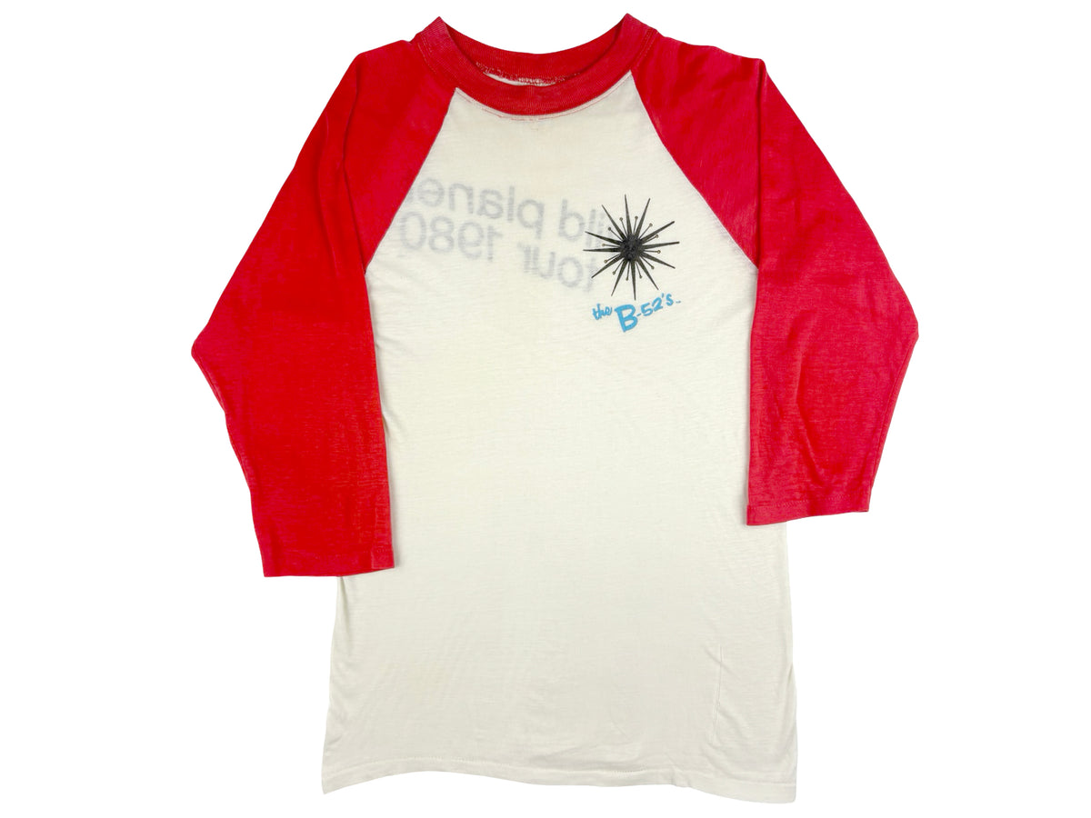 The B-52's 'Wild Planet' 1980 Tour Raglan T-Shirt