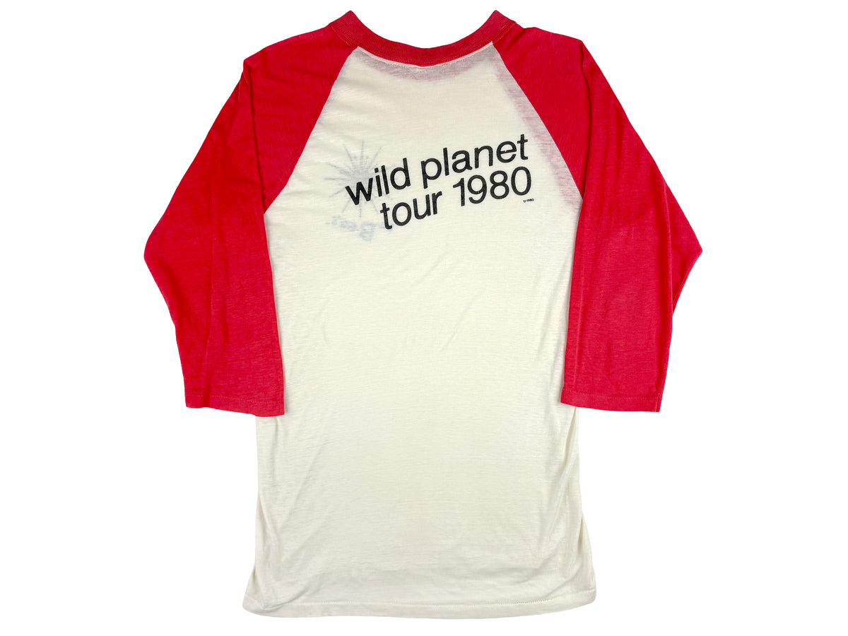 The B-52's 'Wild Planet' 1980 Tour Raglan T-Shirt