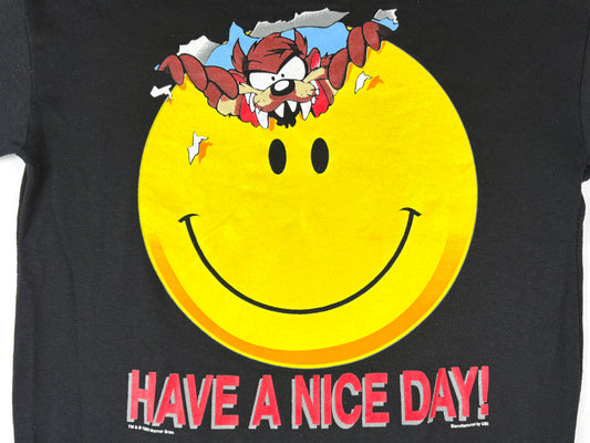 Taz Smiley Face have A Nice Day Sweatshirt