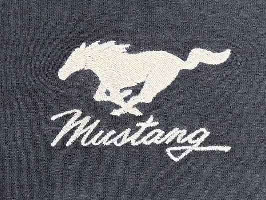 Mustang Embroidered Quarter Zip Sweatshirt