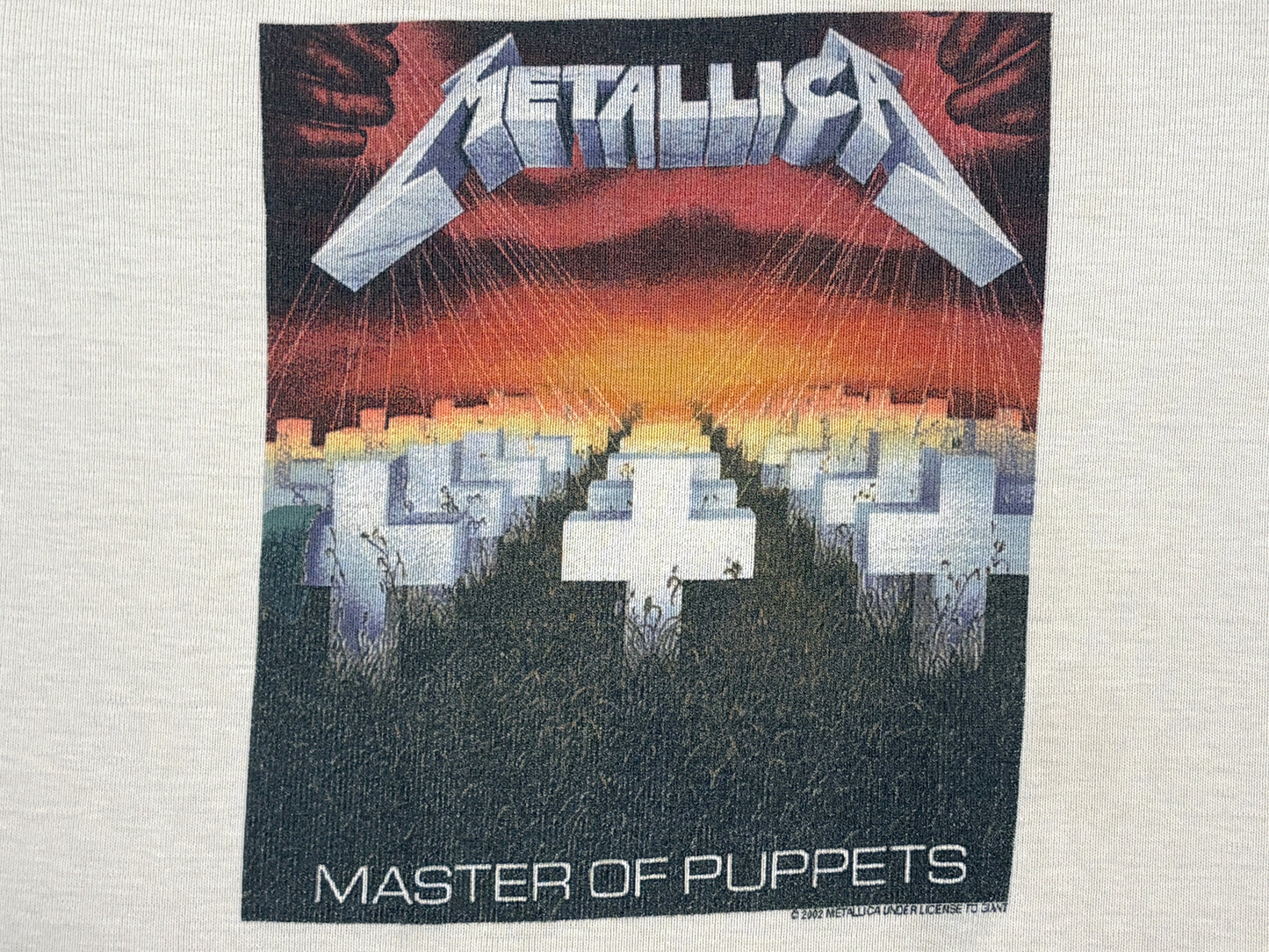 Metallica 'Master Of Puppets' Raglan T-Shirt