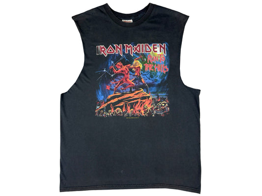 Iron Maiden 'Run To The Hills' Sleeveless T-Shirt