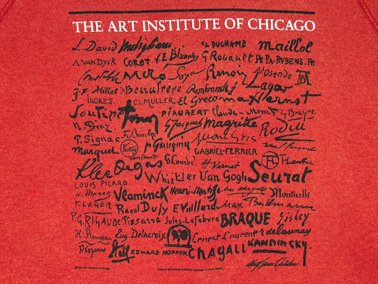 The Art institute of Chicago Artist Signatures Sweatshirt