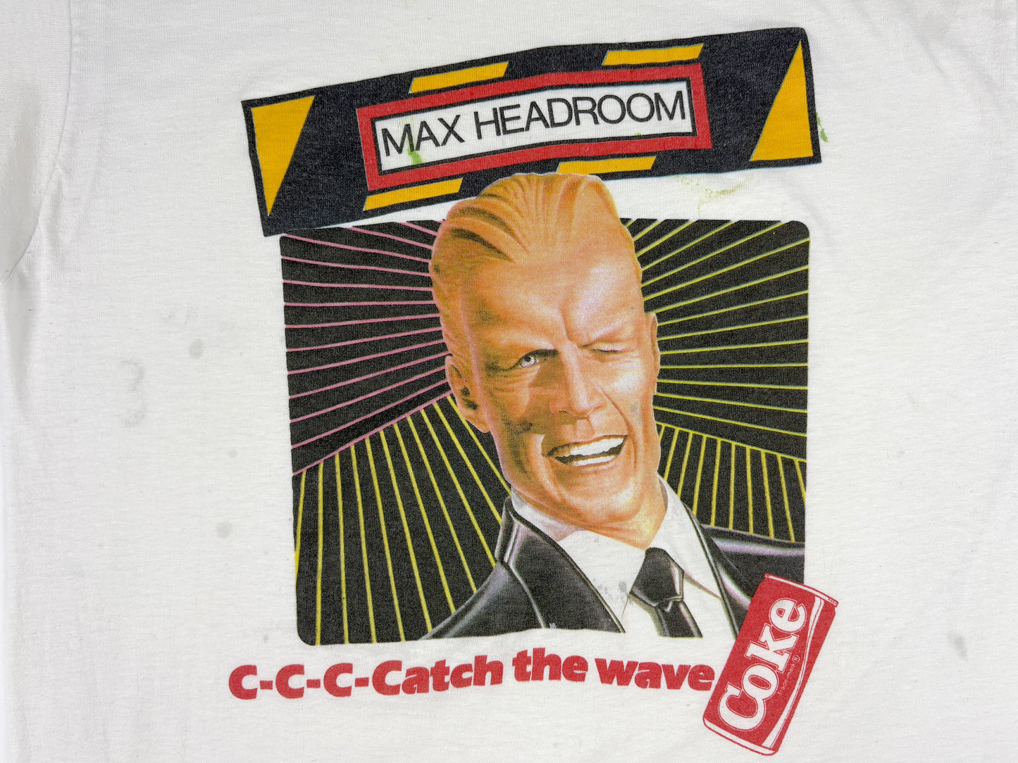 Max Headroom Coke T-Shirt & Book