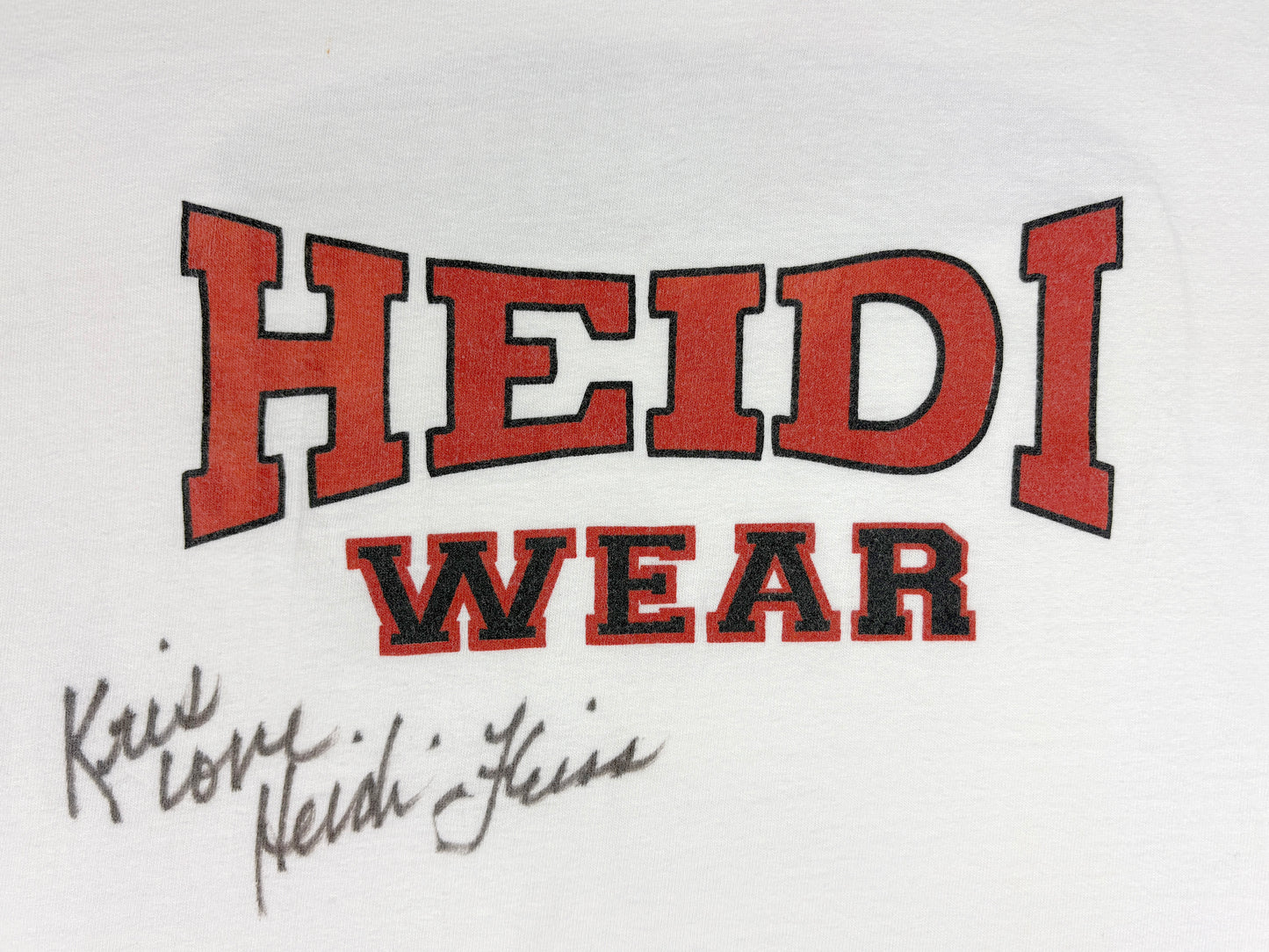 Heidi Wear Signed T-Shirt
