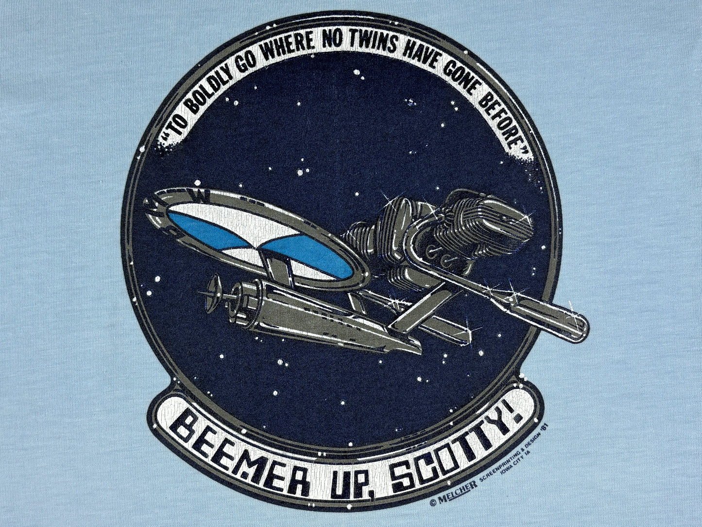 BMW Motorcycle Star Trek T-Shirt