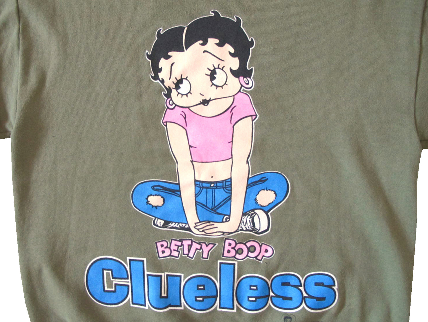 Betty Boop Clueless Parody Sweatshirt