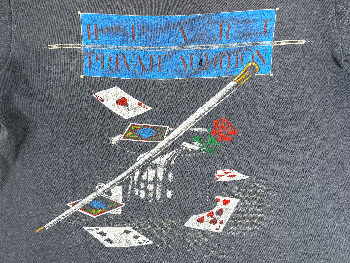 Heart 'Private Audition' 1982 Tour T-Shirt