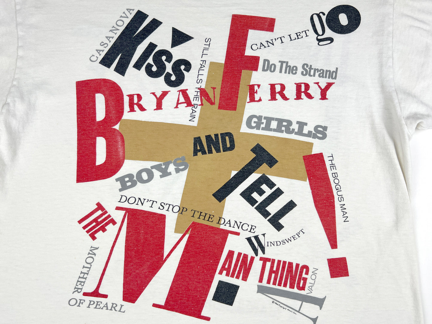 Bryan Ferry 'Boys And Girls' T-Shirt