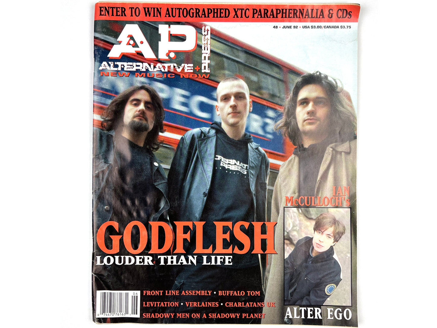 Godflesh Alternative Press Magazine 1992