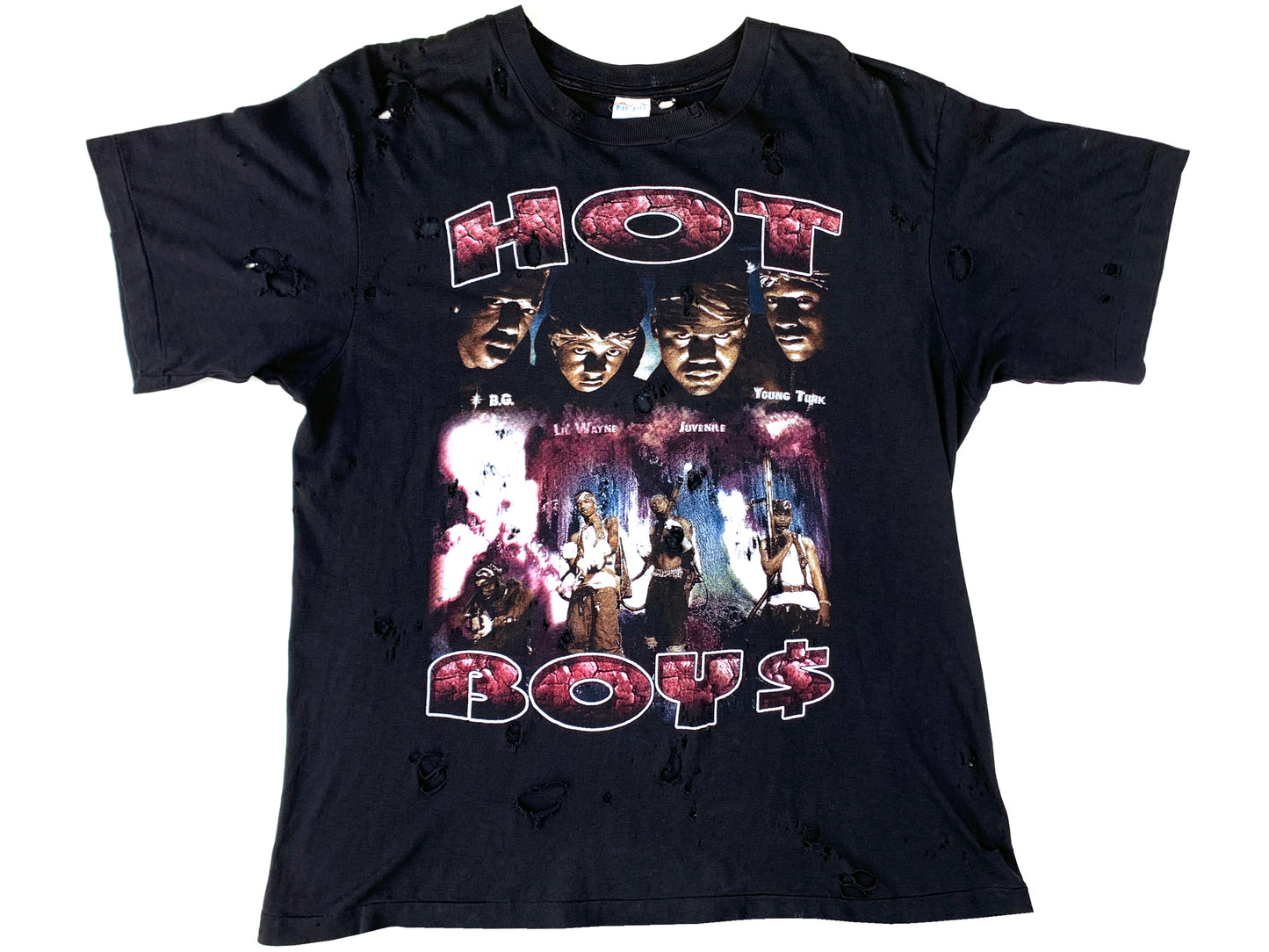 Hot Boys T-Shirt Rap Tee Hip Hop Lil Wayne Juvenile