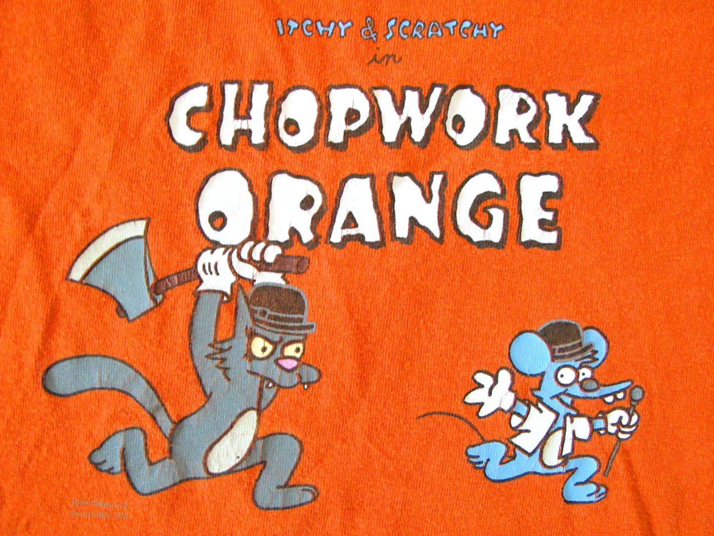 The Simpsons Itchy & Scratchy A Clockwork Orange T-Shirt