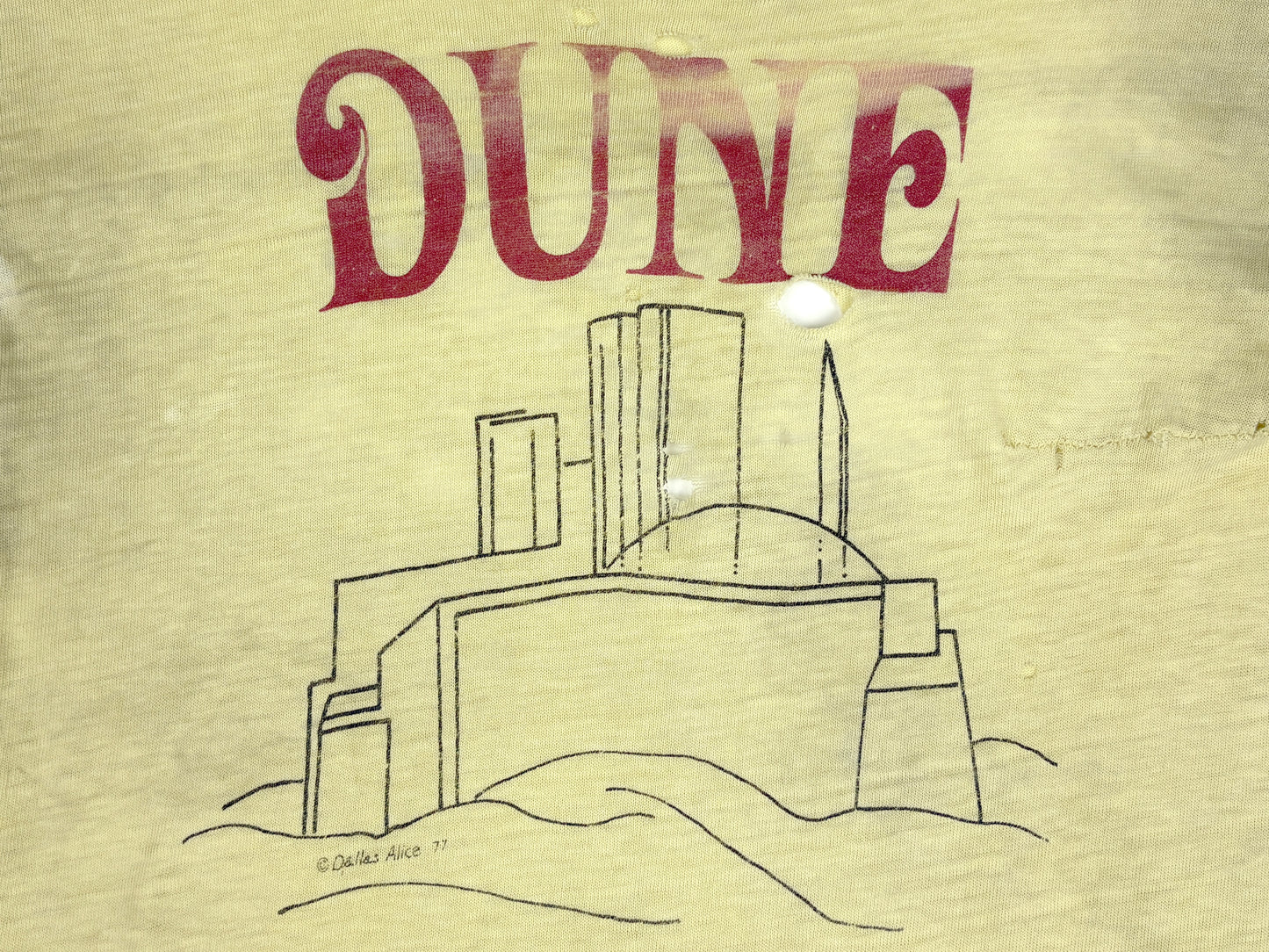 Dune Book Thrashed T-Shirt