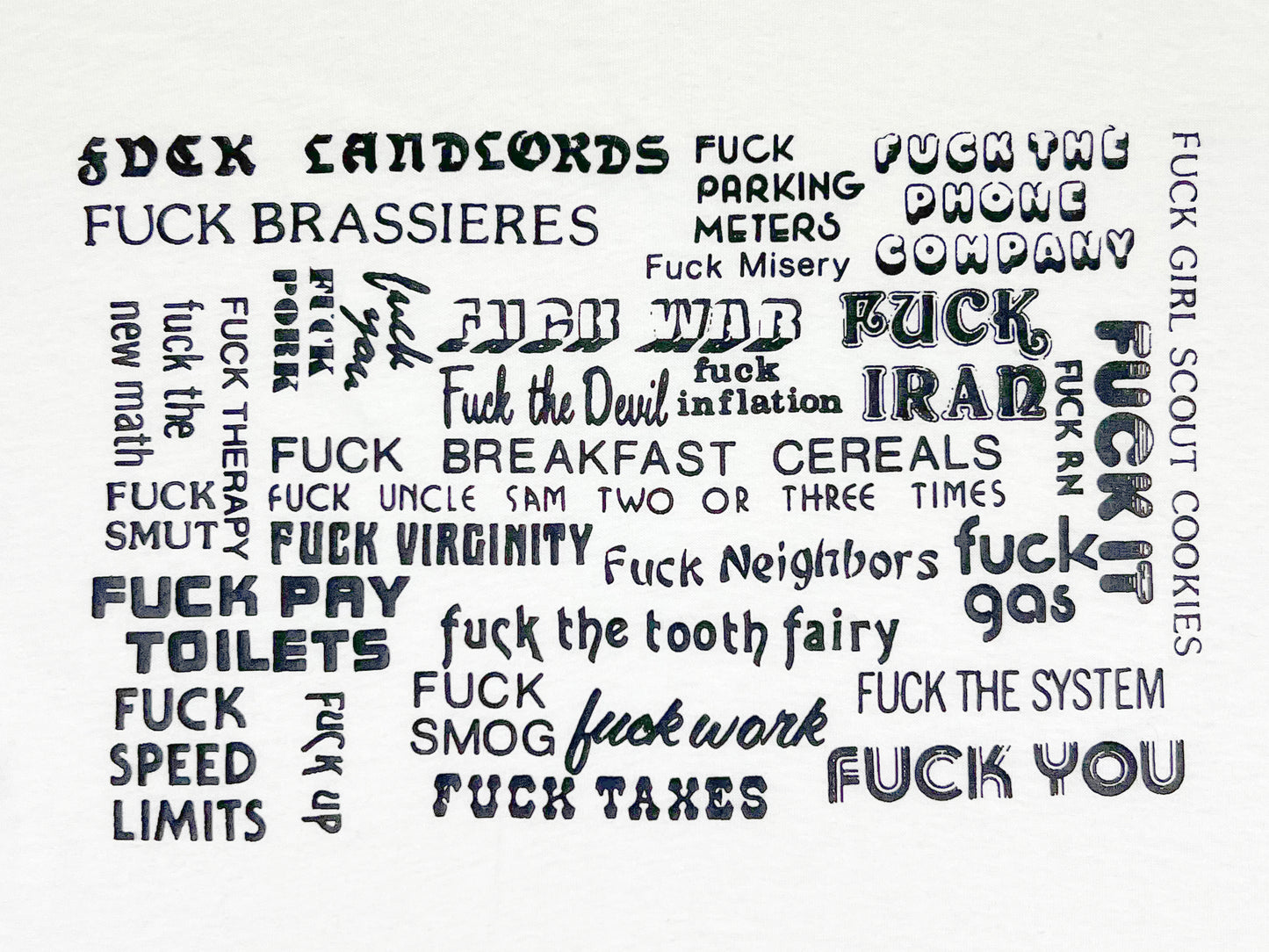 Fuck Everything Ringer T-Shirt