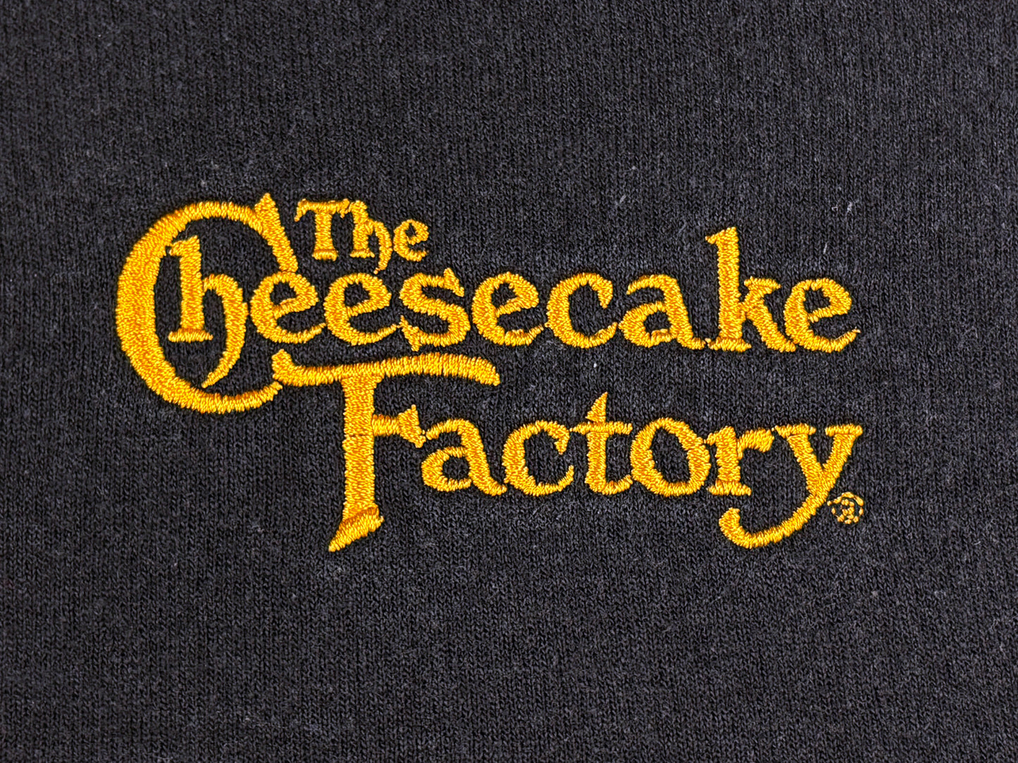 Cheesecake Factory Embroidered Sweatshirt