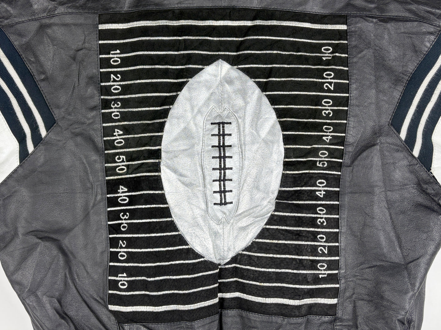 Michael Hoban Leather Football Jacket
