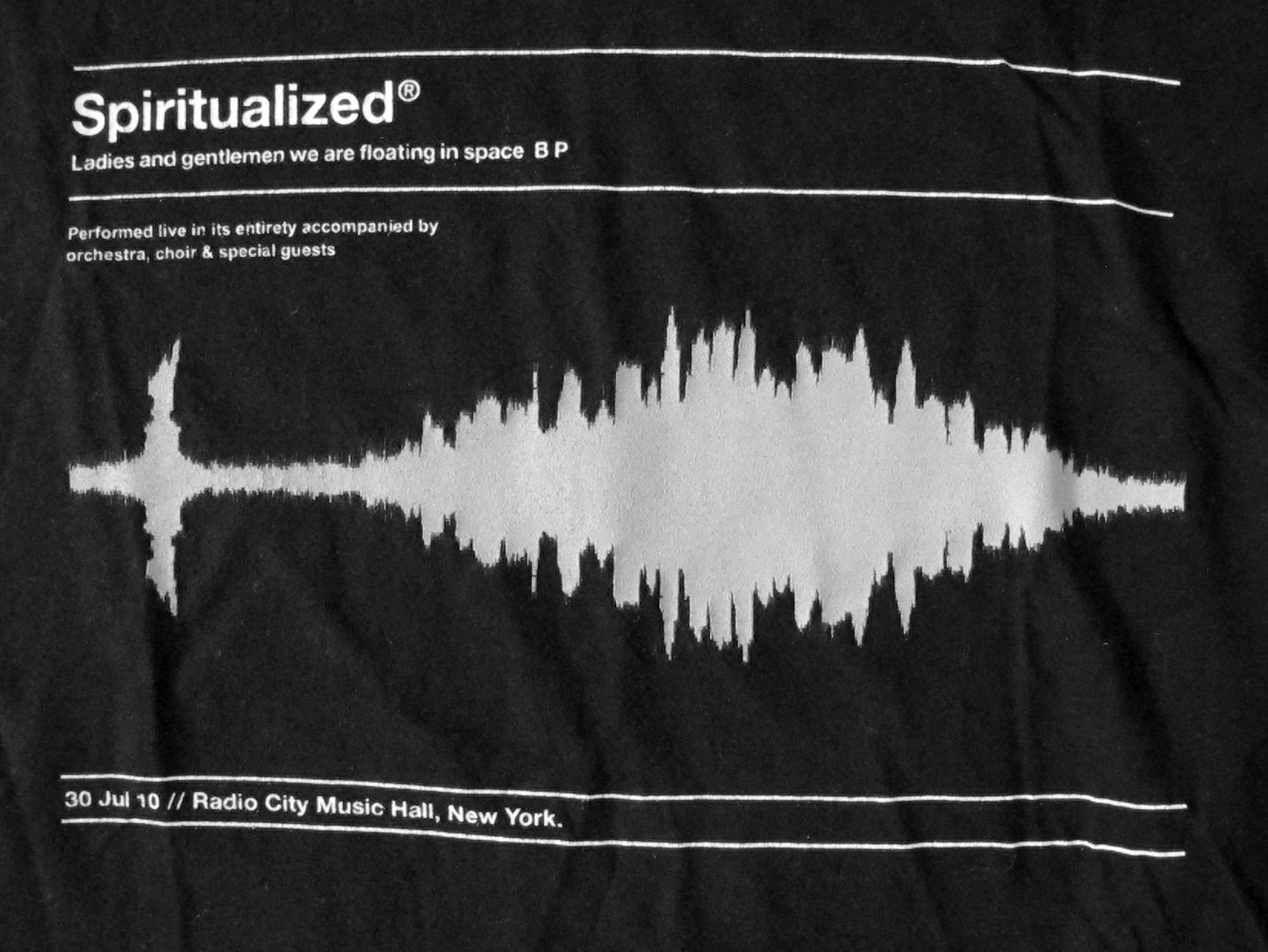 Spiritualized Radio City Music Hall NYC T-Shirt