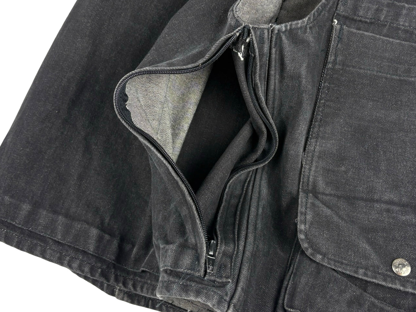 The Fly II Cast & Crew Embroidered Denim Vest