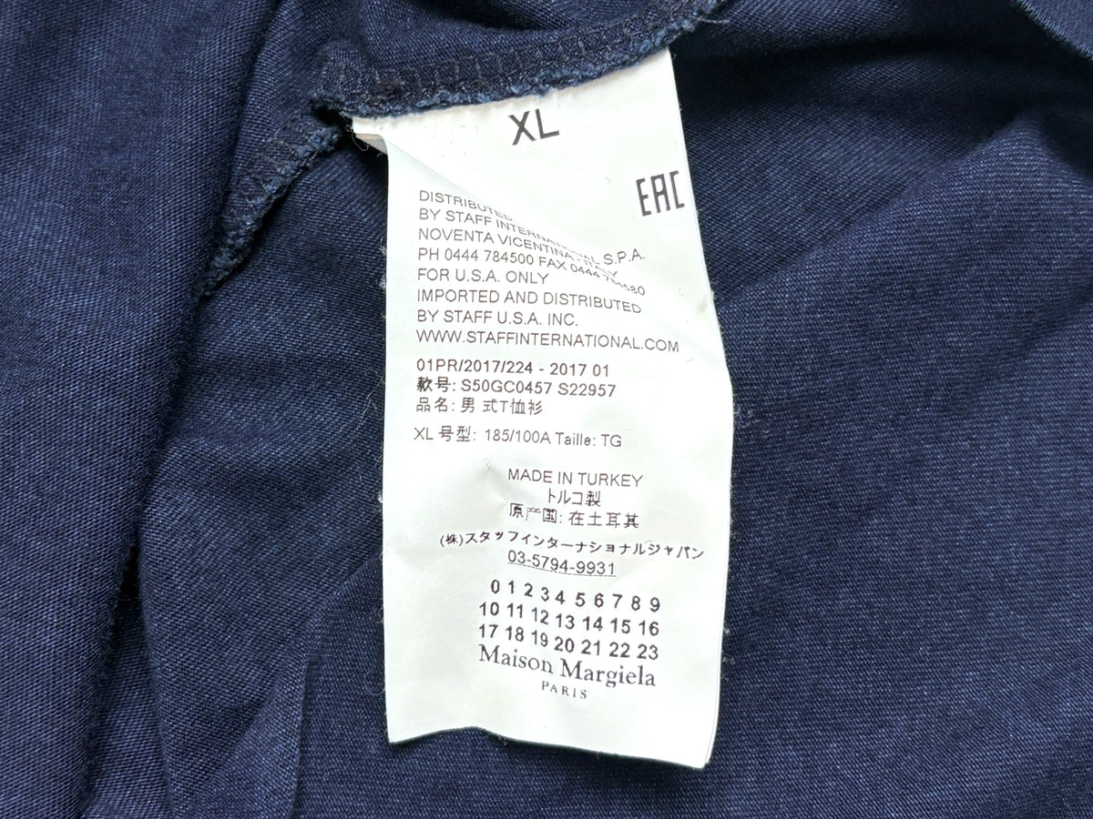 Maison Margiela Ready To Wear Blue T-Shirt