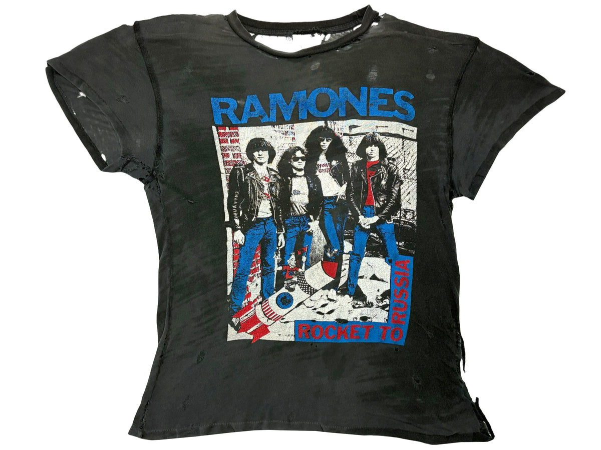 Ramones Rocket to Russia Thrashed T-Shirt