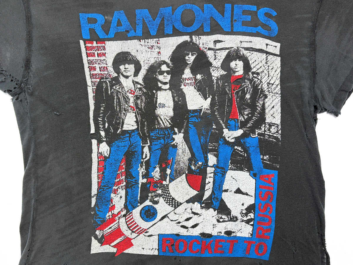Ramones Rocket to Russia Thrashed T-Shirt