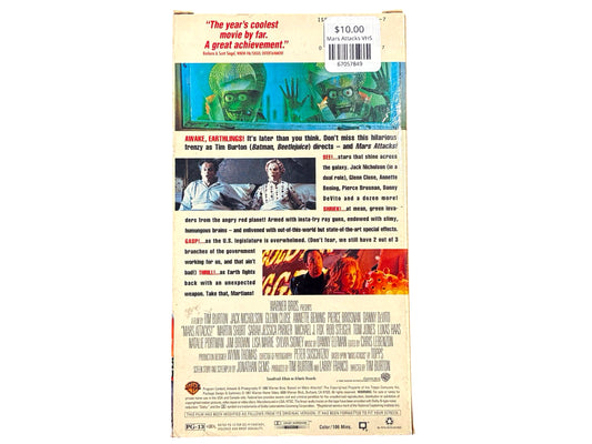 Mars Attacks VHS