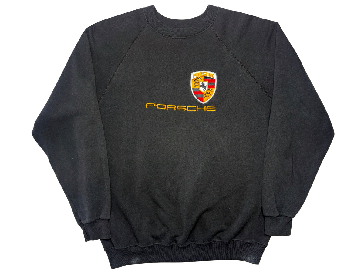 Porsche Embroidered Black Sweatshirt