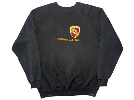 Porsche Embroidered Black Sweatshirt
