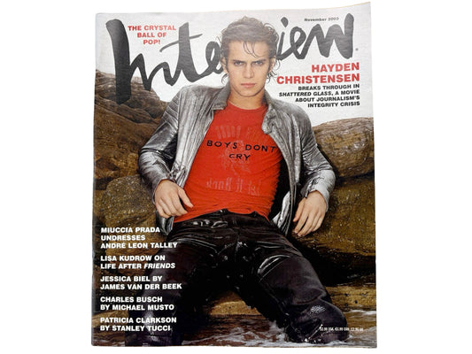 Interview Magazine November 2003 Hayden Christensen