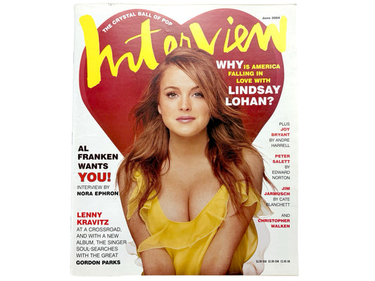 Interview Magazine June 2004 Lindsay Lohan