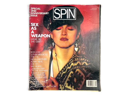 Madonna Spin Magazine April 1987