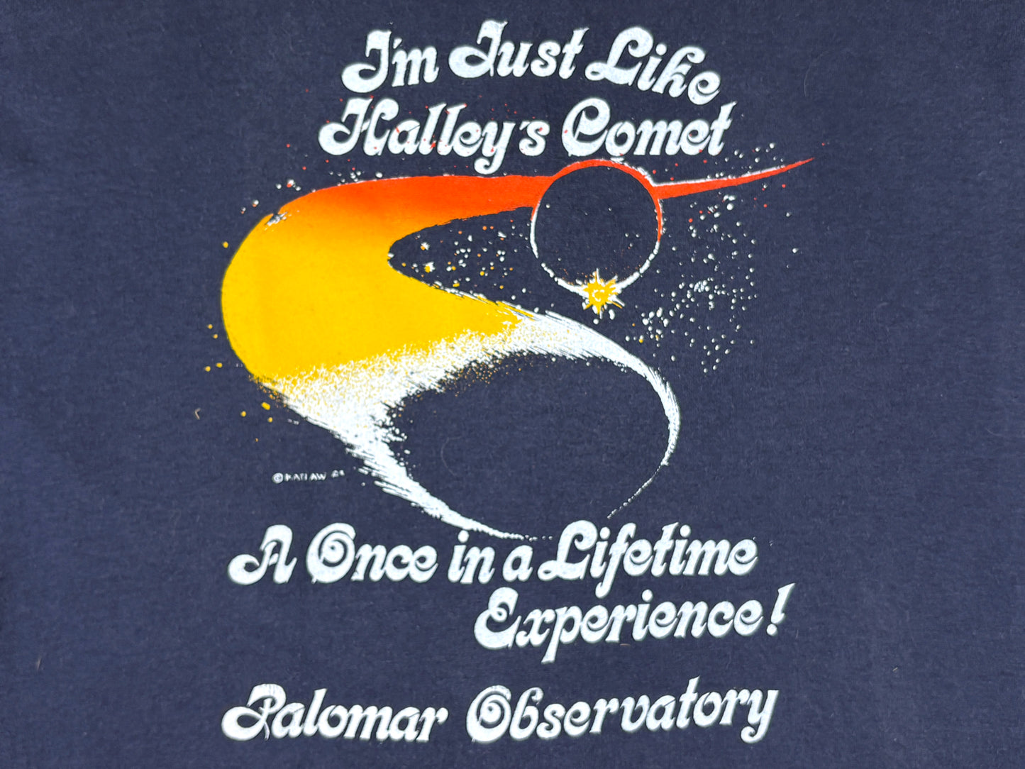 Halley's Comet Palomar Observatory T-Shirt