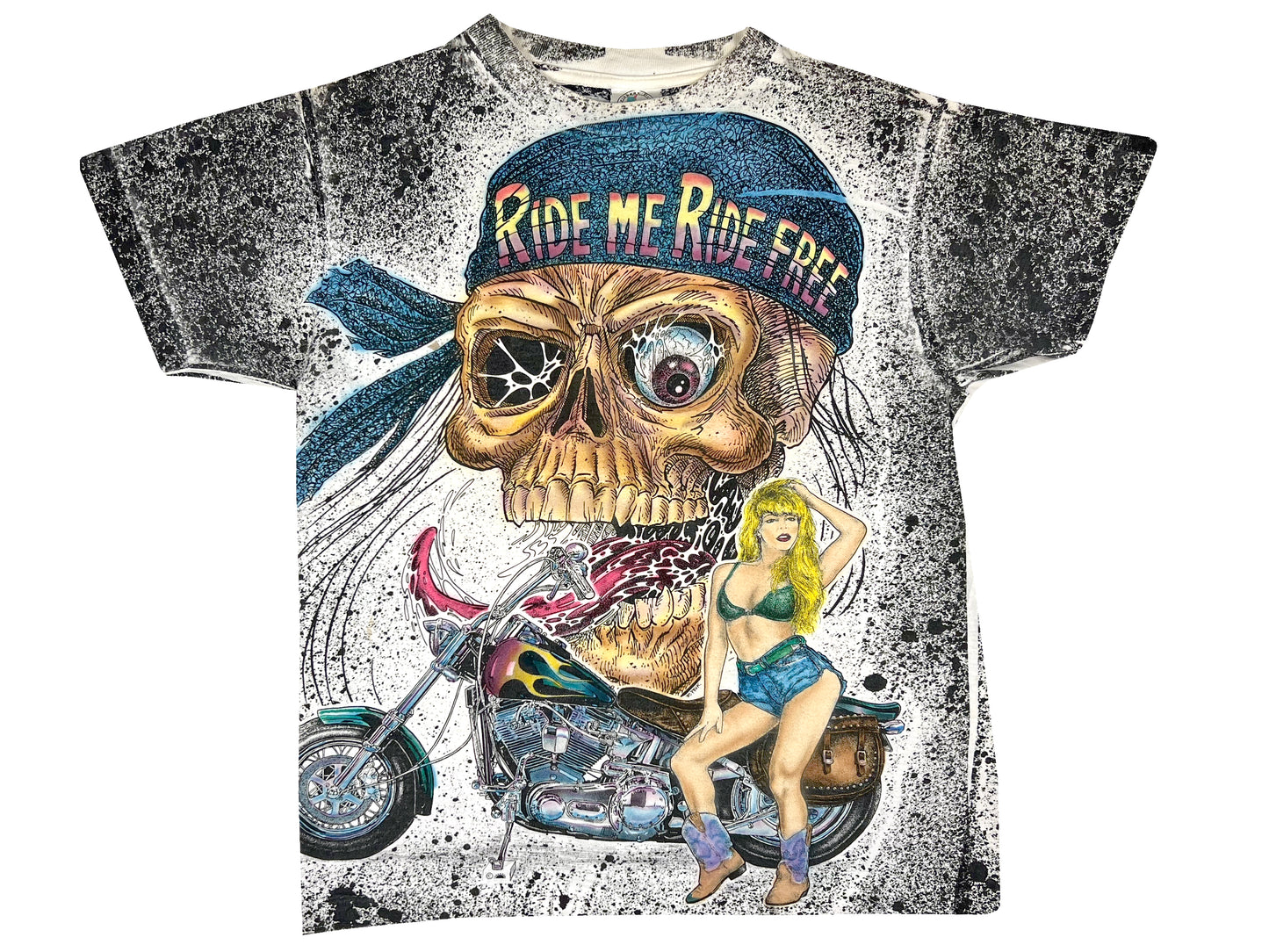 Ride Me Ride Free All Over Print T-Shirto