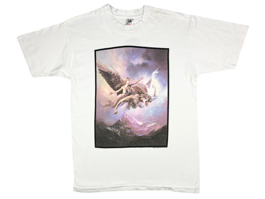 Vintage Boris Vallejo Babe & A Flying Panther T-Shirt