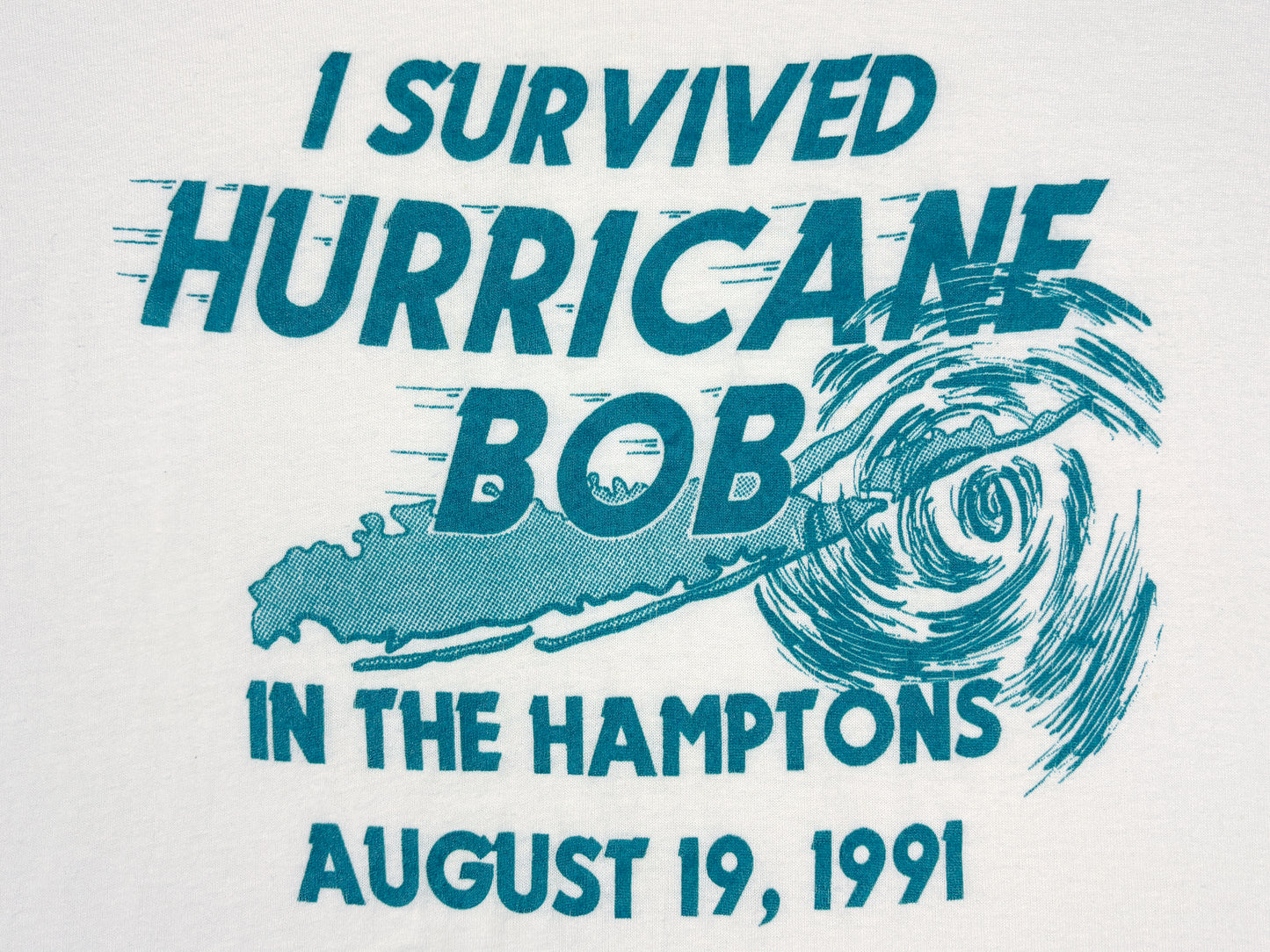 I Survived Hurricane Bob In The Hamptons 1991 T-Shirt