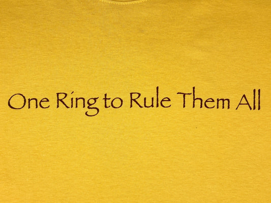 Lord of the Rings 'One Ring to Rule Them All' T-Shirt