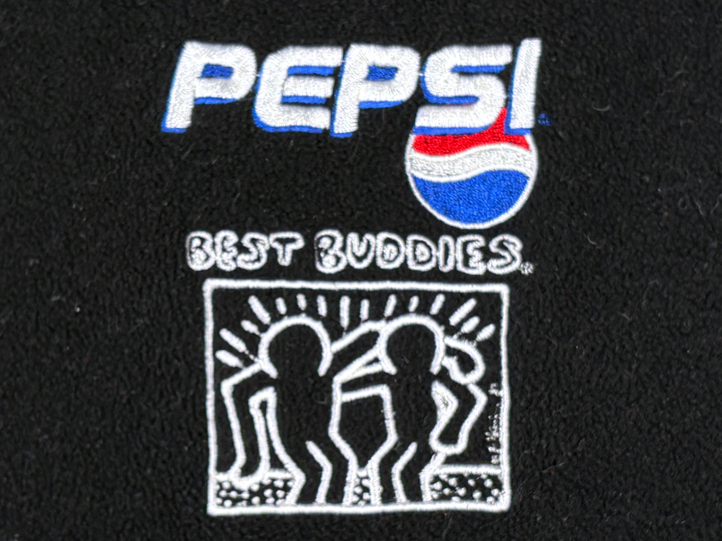 Best Buddies Keith Haring x Pepsi Embroidered Fleece