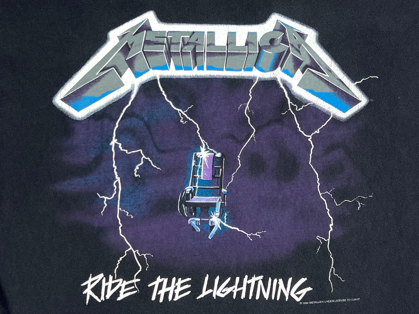 Metallica 'Ride The Lightning' T-Shirt
