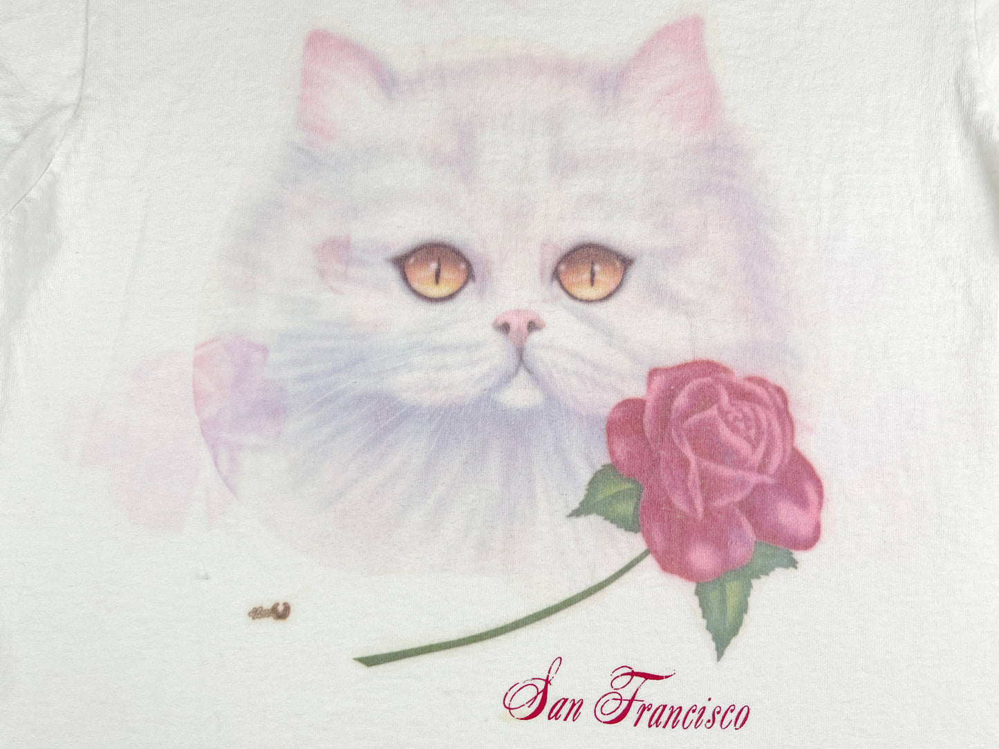 White Cat & Rose San Francisco Hackers T-Shirt