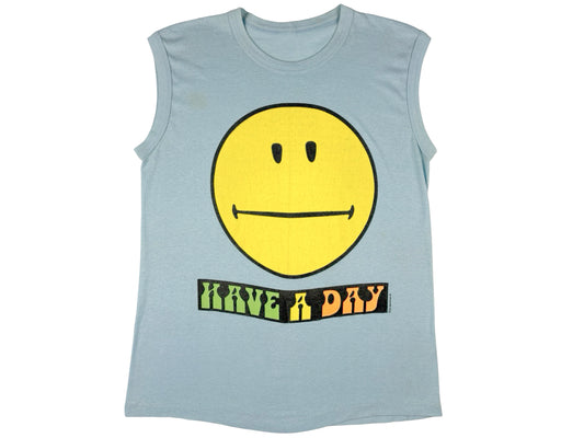 Have A Day Non Smiley Face Sleeveless T-Shirt