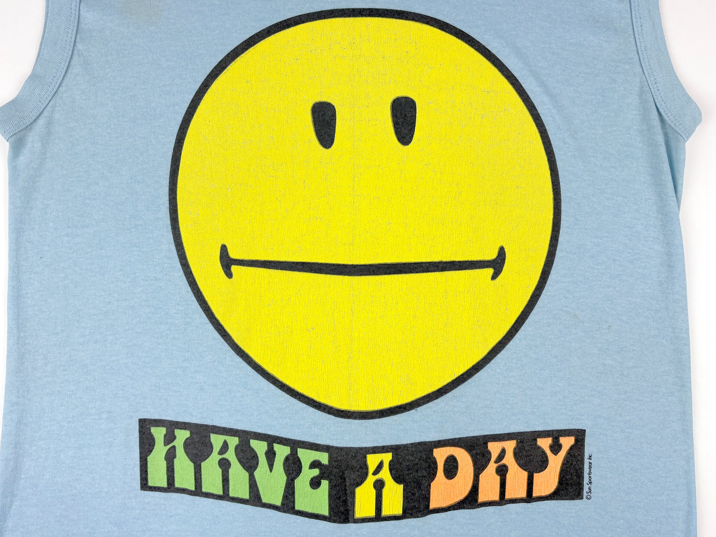Have A Day Non Smiley Face Sleeveless T-Shirt