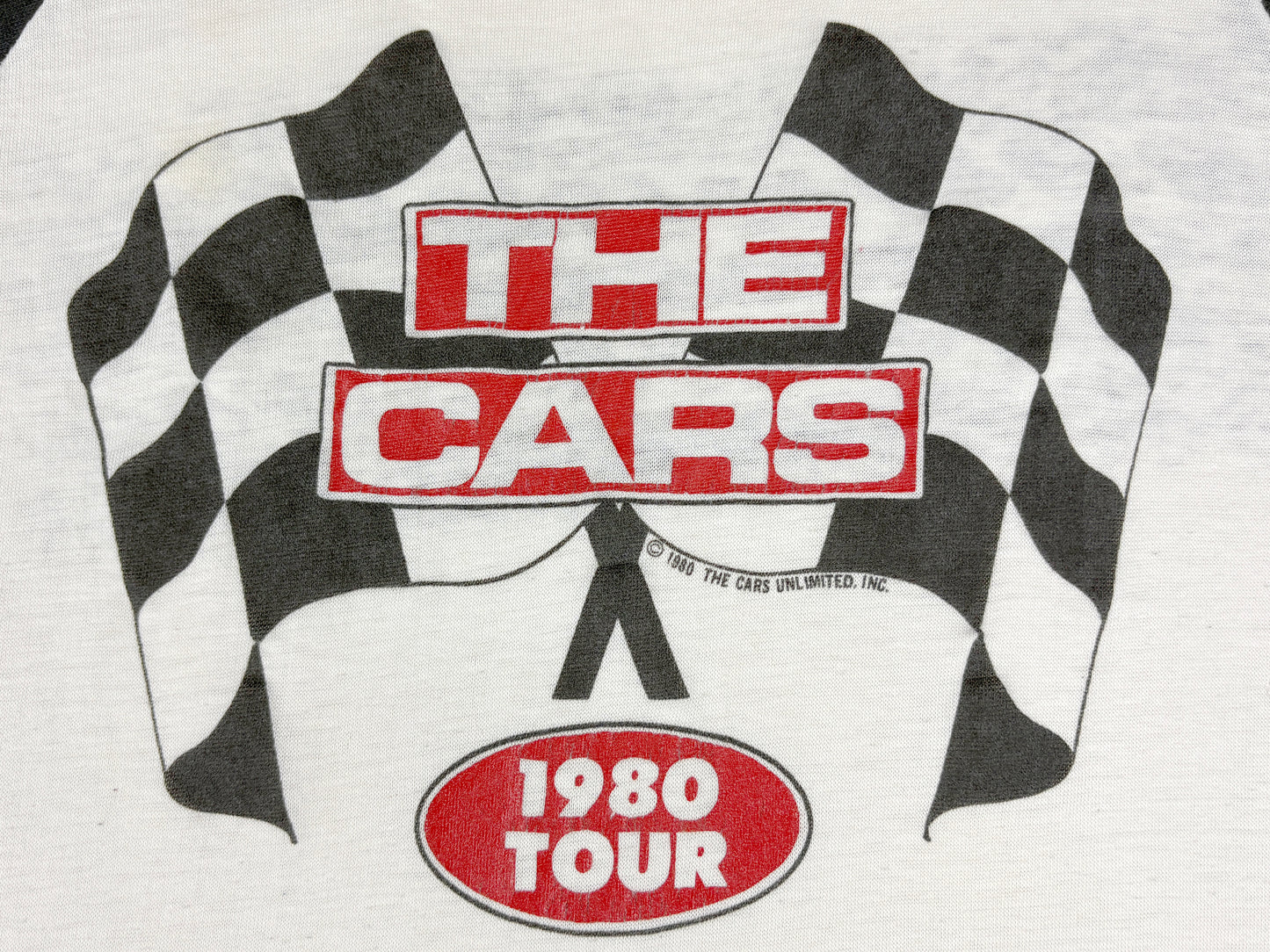 The Cars 1980 Tour Raglan T-Shirt